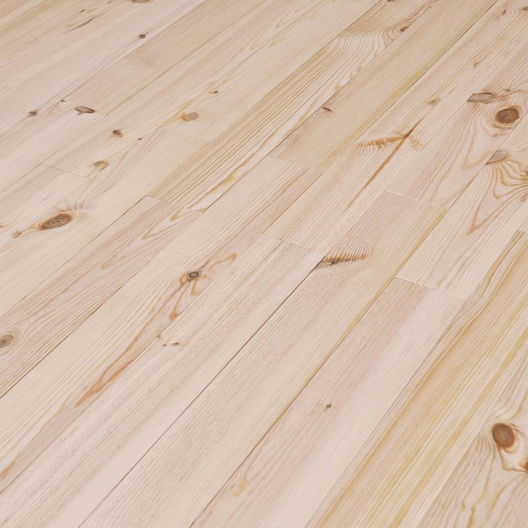 Snowdon Timber, Maritime Pine Floorboards, 4 Pack, (L) 2.0m x (W) 120mm x (T) 21mm, Timber Flooring