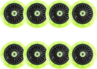 JHKJ Professional Dual Hardness Inline Replacement Wheels with ABEC-9 Speed Bearing 100mm*24 Speed Inline Wheels Replacement Wheels
