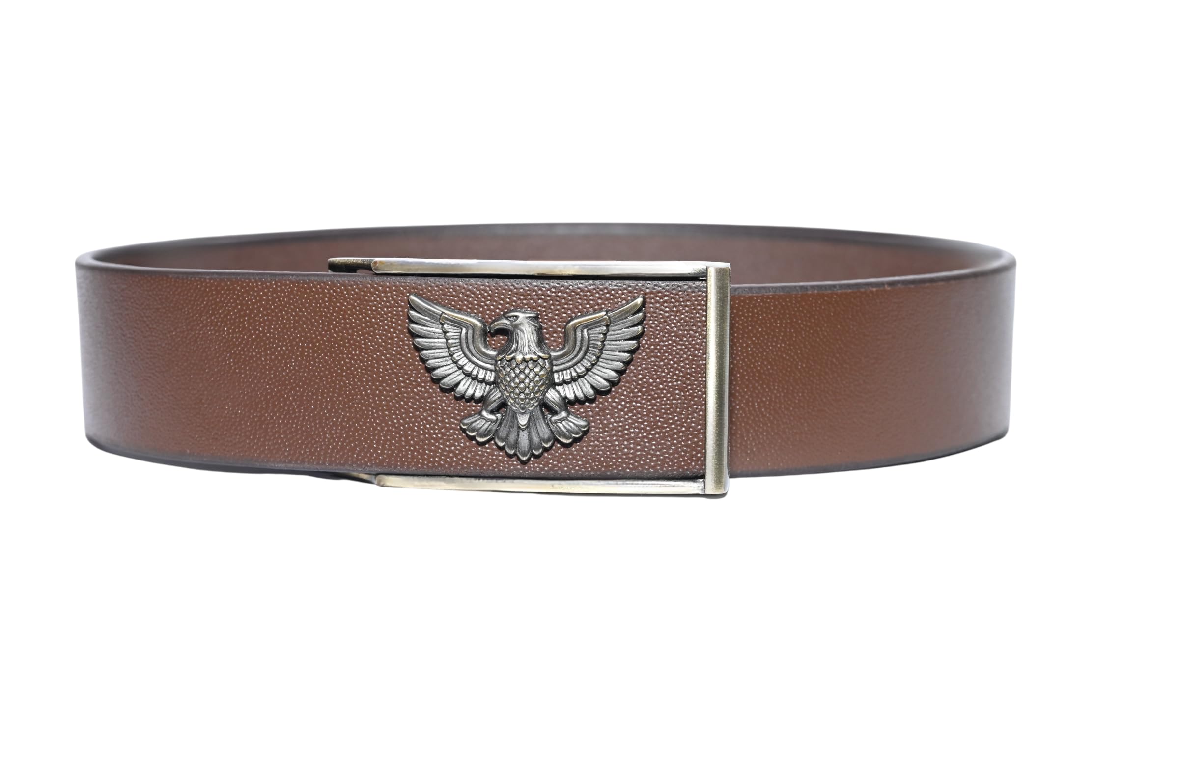 Eagle Leather Belt for Men with Pin Buckle Waist Belt for Business Meetings Travel Casual Outings Family Gatherings Formal Clothing Social Events and Regular Use-image-30