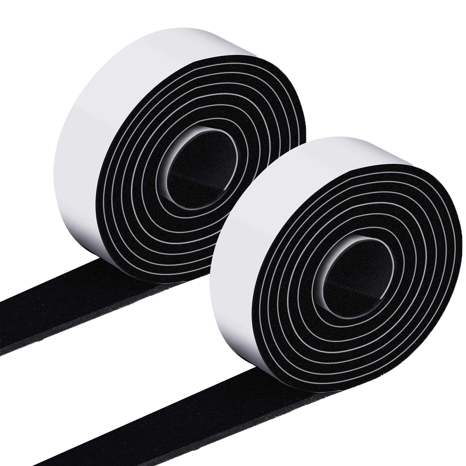 2 Rolls Self-Adhesive Heavy Duty Felt Strips – 0.6 X 40 Inch, Non-Slip Furniture Pads For Hardwood Floors, Cut-to-Size (80 Ft Total)
