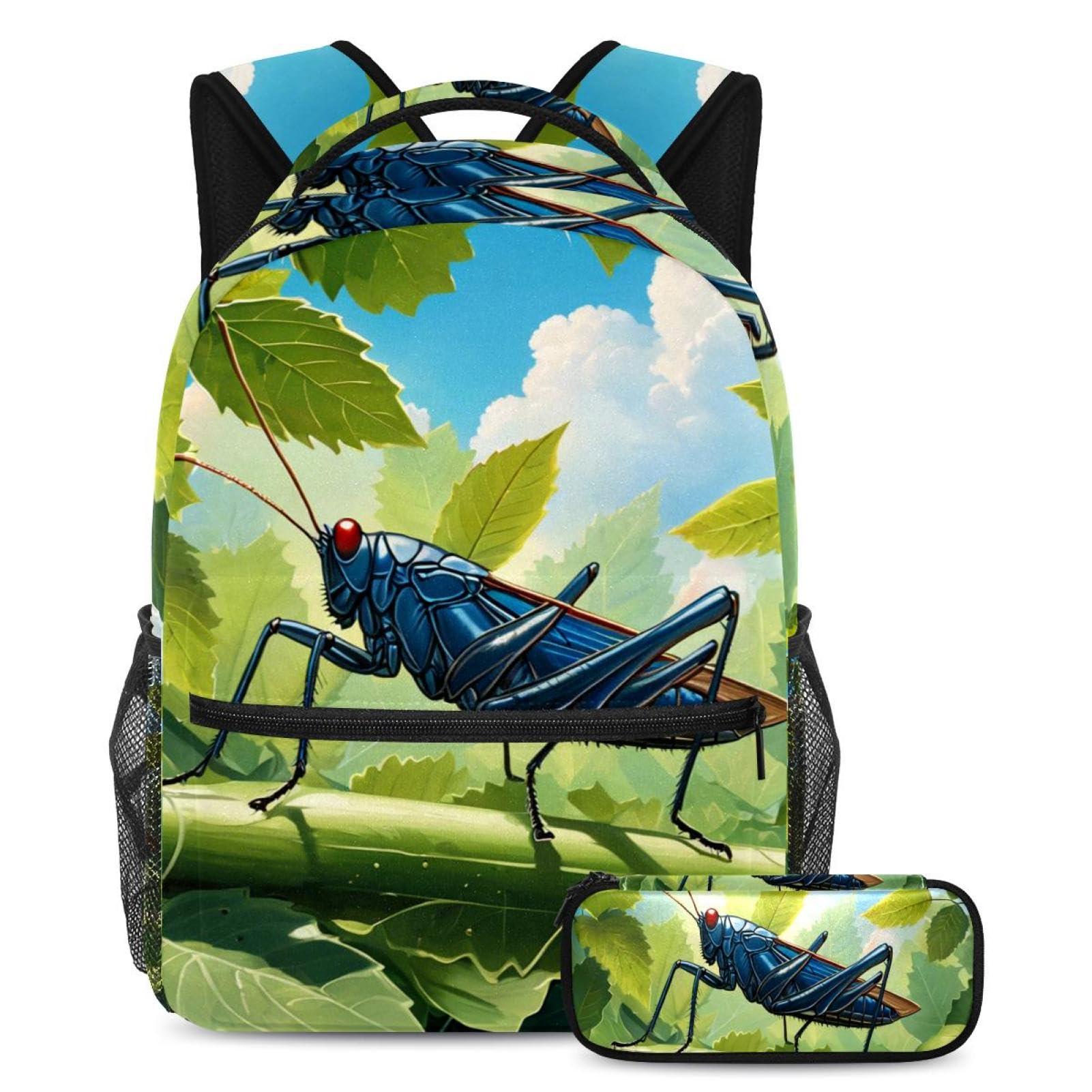 Ensemble sac à dos 29.4x20x40cm durable et sa trousse - 7