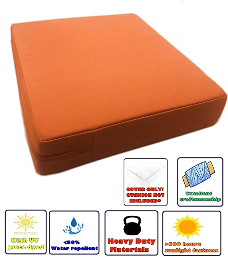 Miniatura 6 de CozyLounge - Funda de cojín para silla de patio, impermeable y resistente a los rayos UV