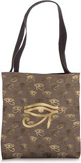 Ancient Egyptian Eye of Horus Hieroglyphs Tote Bag