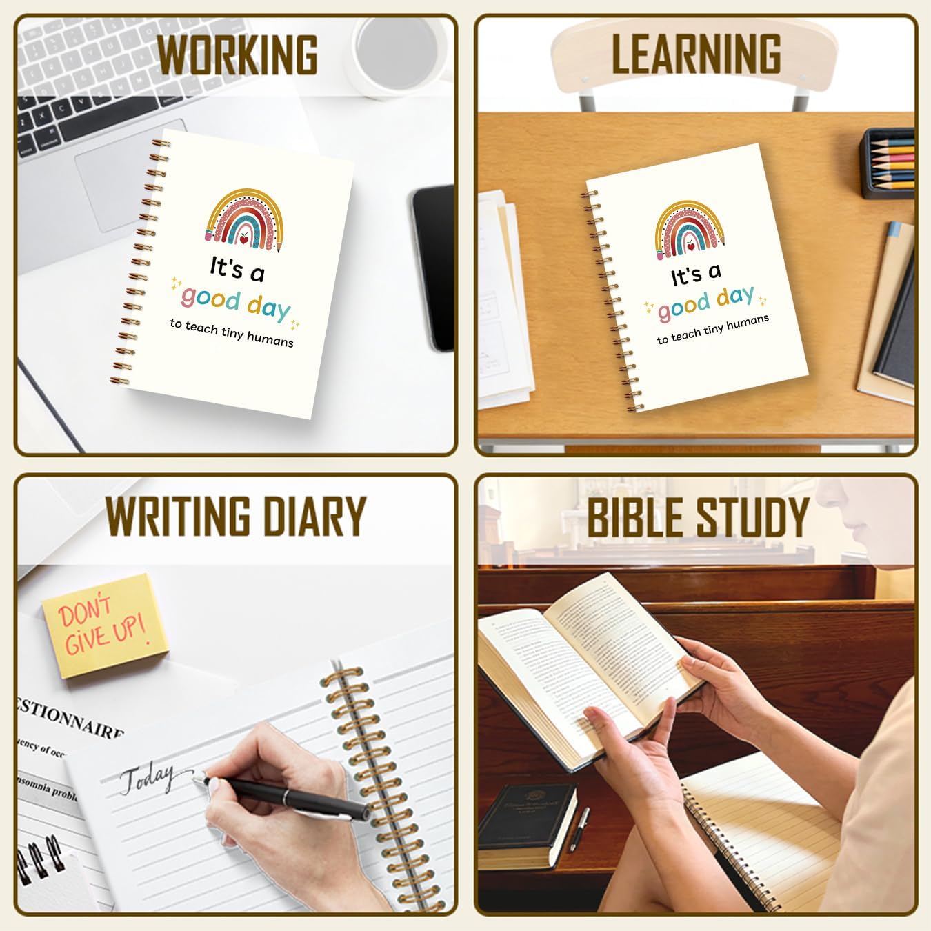 Daycare Teacher Gifts Notebook Journal 5.5x8.3 image 4