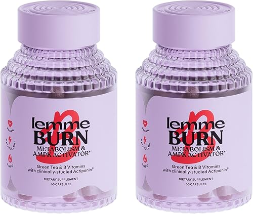 Miniatura 7 de Lemme Burn - Metabolismo, quema de grasa del vientre + suplemento activador AMPK para hombres y mujeres con actiponina gynostemma clínicamente