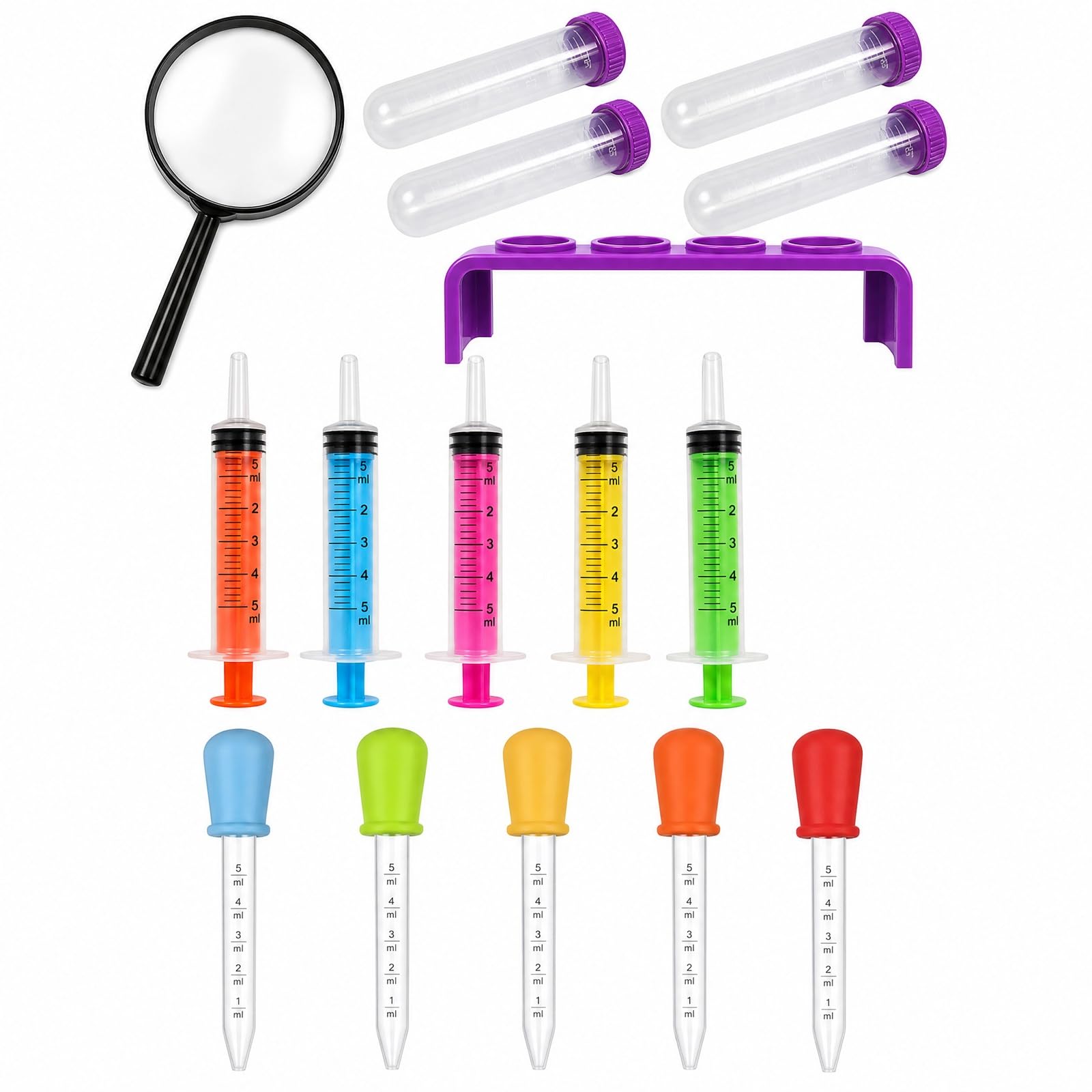 16PCS Making Kit, Creative Play Sessions, Home Science Experiments, Classroom Activities, Include 5 Kinds of Tools