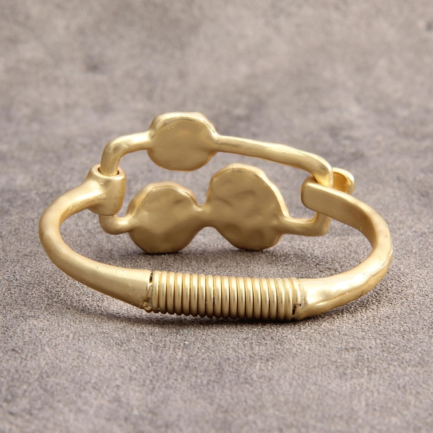 Chunky Gold Bracelet Trendy Gold Cuff Bracelets for Women Statement Silver Arm Cuffs Bangles Arm Punk Jewelry Accessories - Image 6