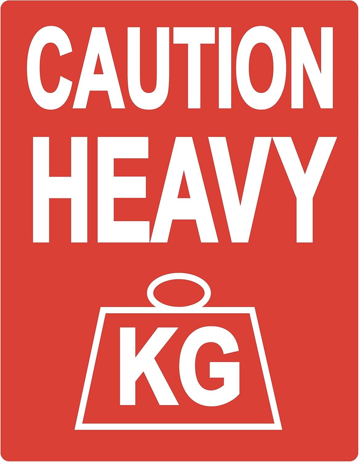 Amazon Pack Of 100 Caution Heavy Packing Stickers Sticky 