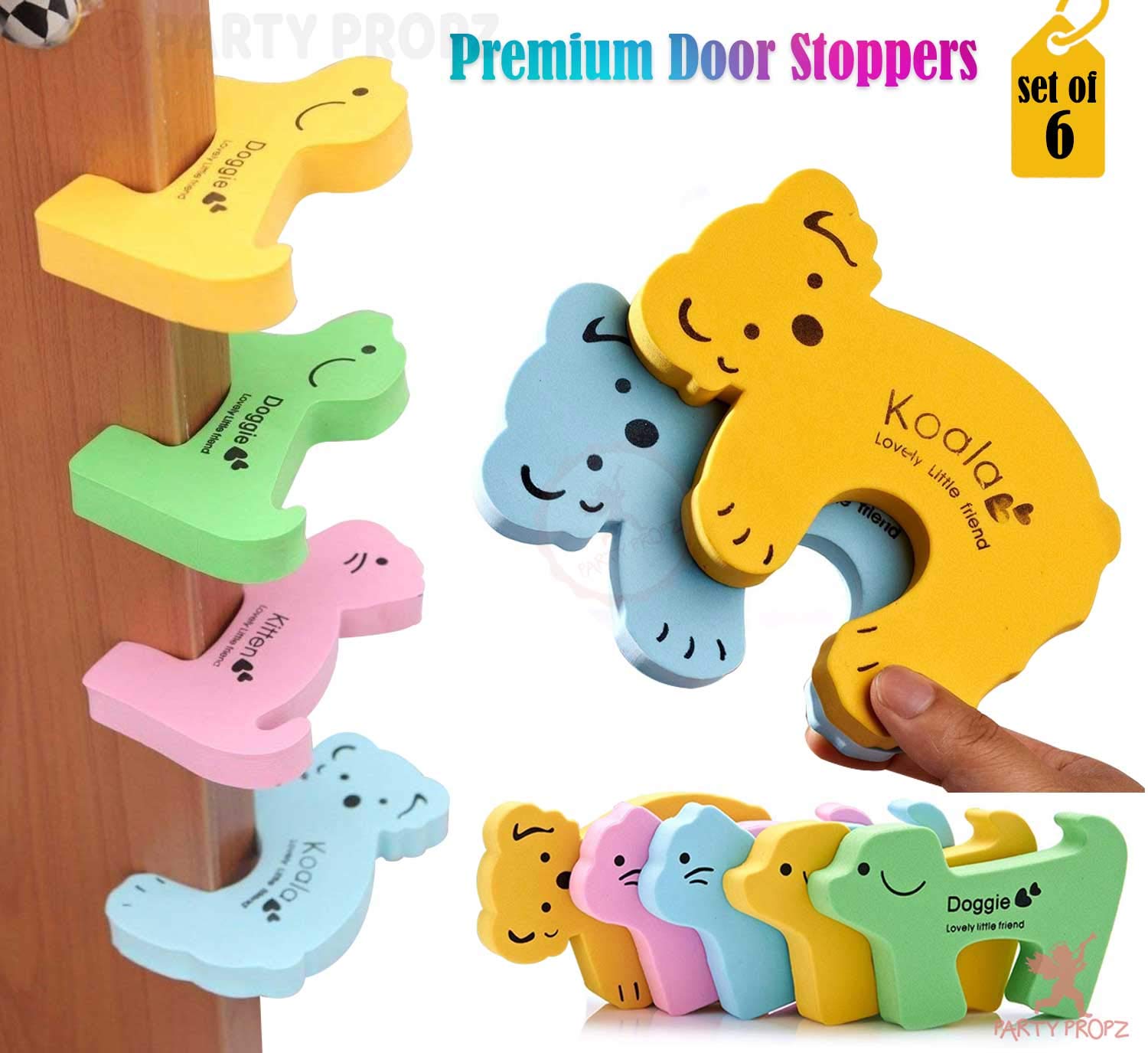 Buy Finger Pinch Guard by Party Propz Baby Proofing Door Stoppers and