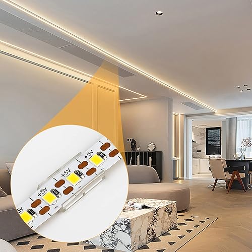 Miniatura 6 de VIPMOON 100 clips de montaje de tira LED transparentes de 0.315 pulgadas de ancho y 100 tornillos Phillips de acero inoxidable compatibles con