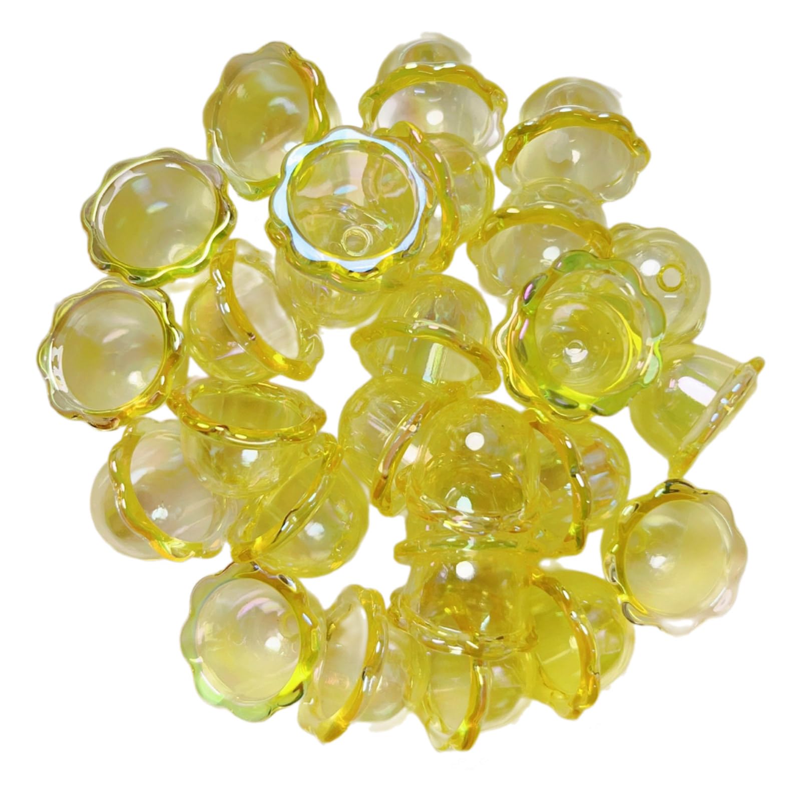 Multipurpose Sturdy Acrylics Winds Chimes Beads Accessory Decoration for Craft Supplies Keychains and Phone Charm Personalize Jewelry Findings