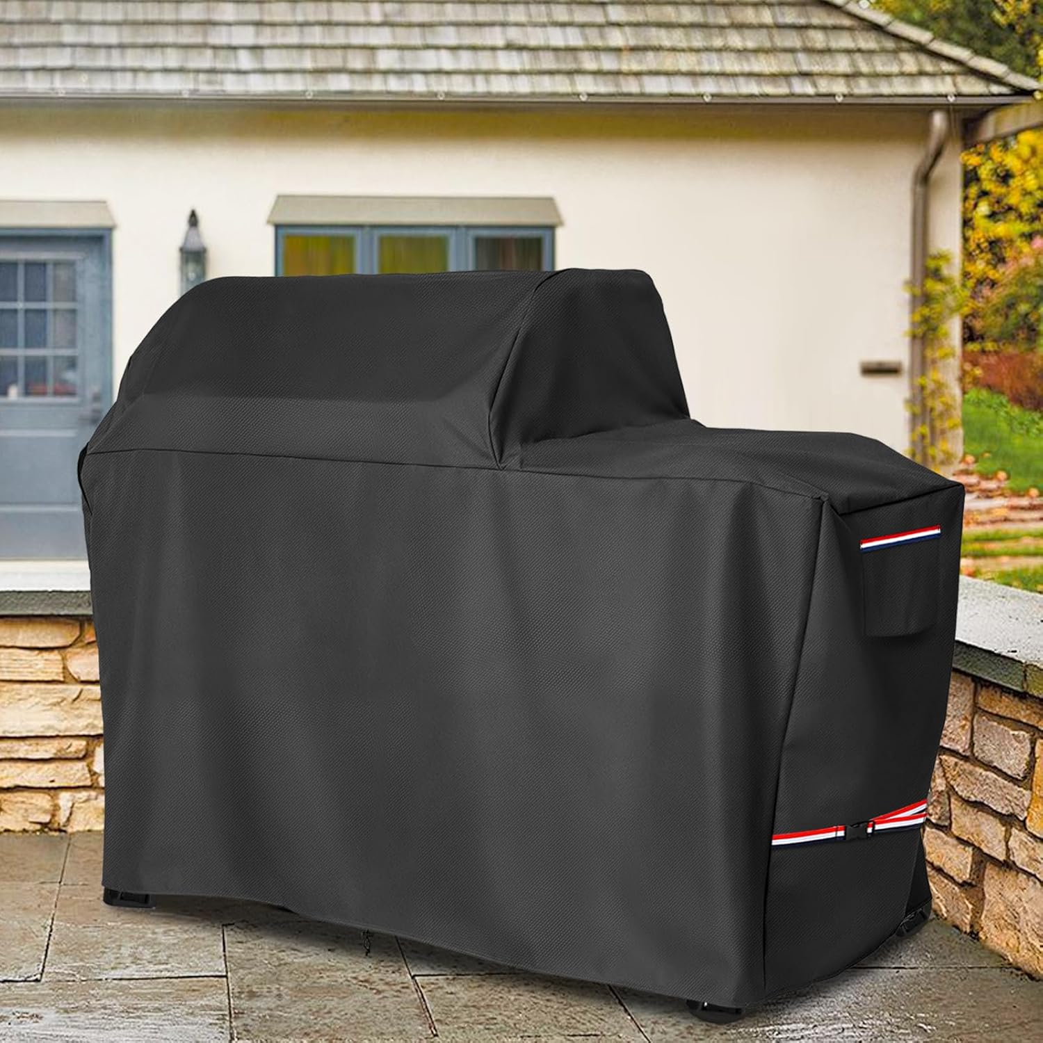 Heavy Duty Waterproof Electric Wood Pellet Grill Cover, Compatible with Traeger Grills BAC761 Woodridge Grill Cover, Woodridge Grill Accessories