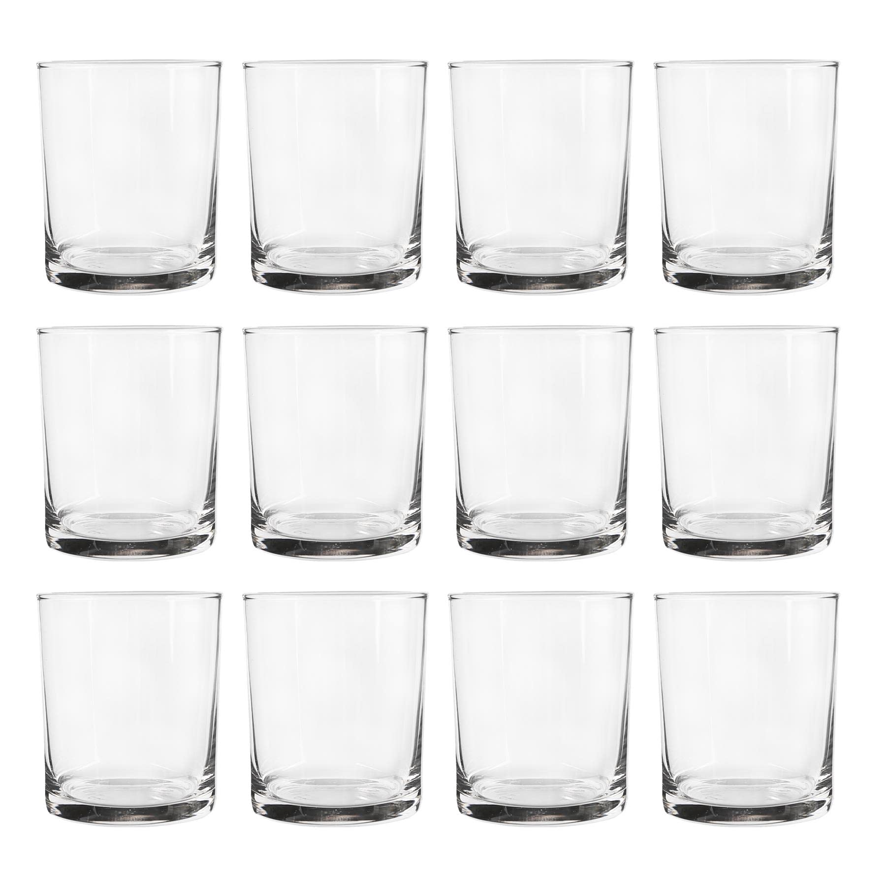 Lav Transparent 12X Clear 280Ml Liberty Whisky Glasses - Glass Water Wine Whiskey Gin Juice Cocktail Drinking Glassware Cup Set