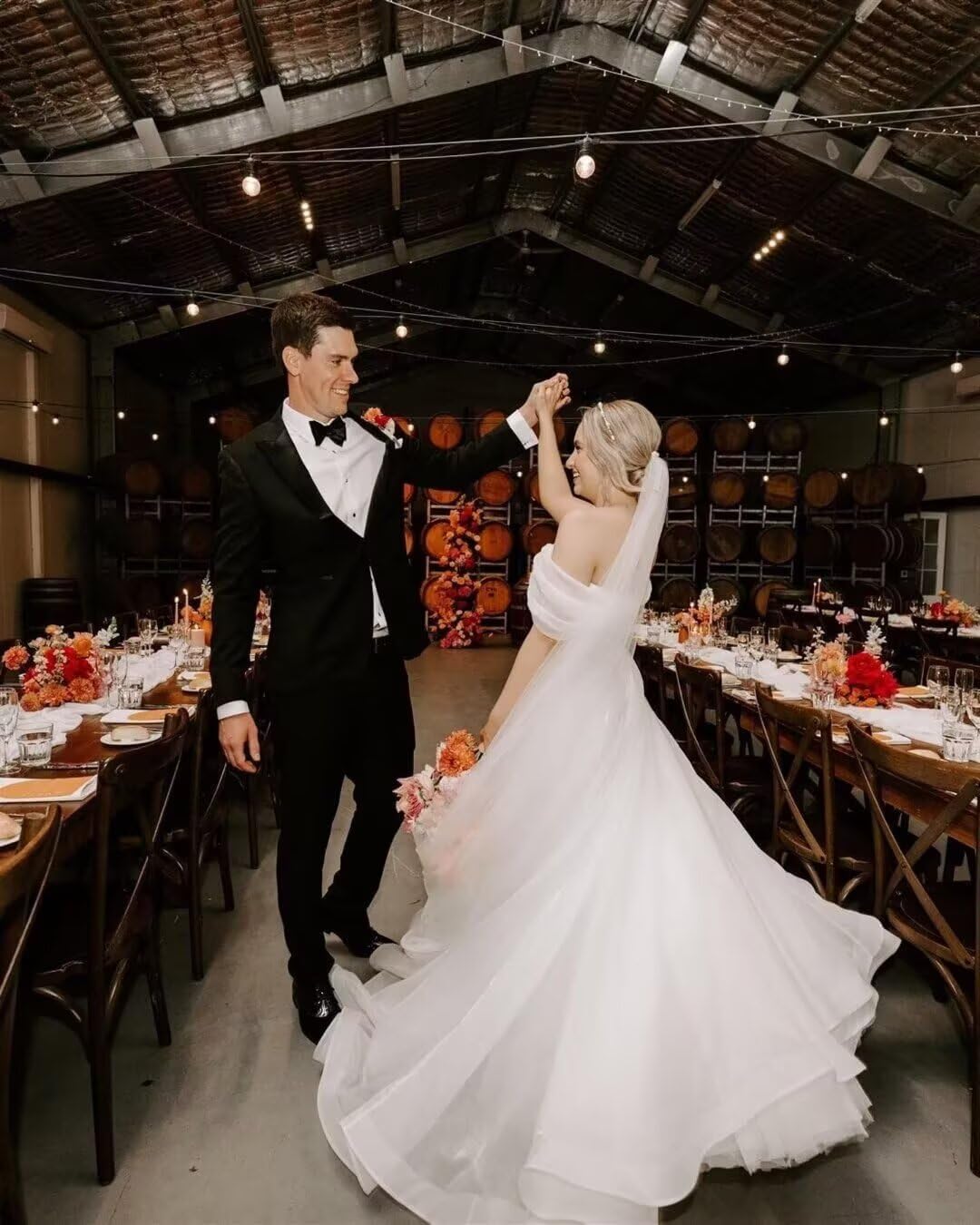 Off Shoulder Tulle Wedding Dresses for Bride Long Puffy Ruched A Line Prom Dress Ball Gown - Image 6