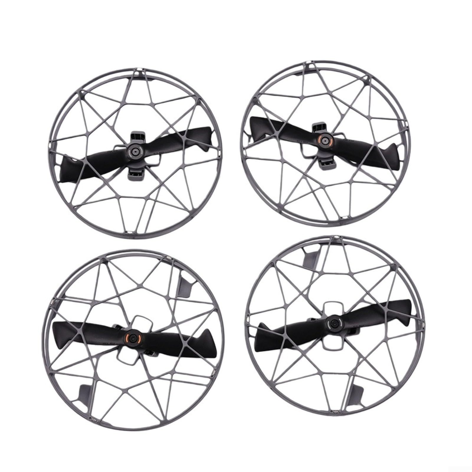 Protezione elica per DJI per MINI 5 Pro, robusta protezione elica in ABS, anello di protezione a spirale leggero, colore grigio, facile da montare per voli sicuri, accessori droni 15 x 15 x 3 cm