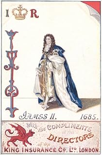 Post Card Ad for King Insurance Co. Ltd. dated 1685 - Insurance