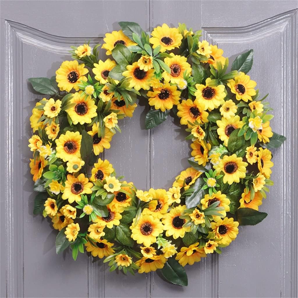 Pastoral Wind Sunflower Simulation Flower Garland Garland Spring Decorations