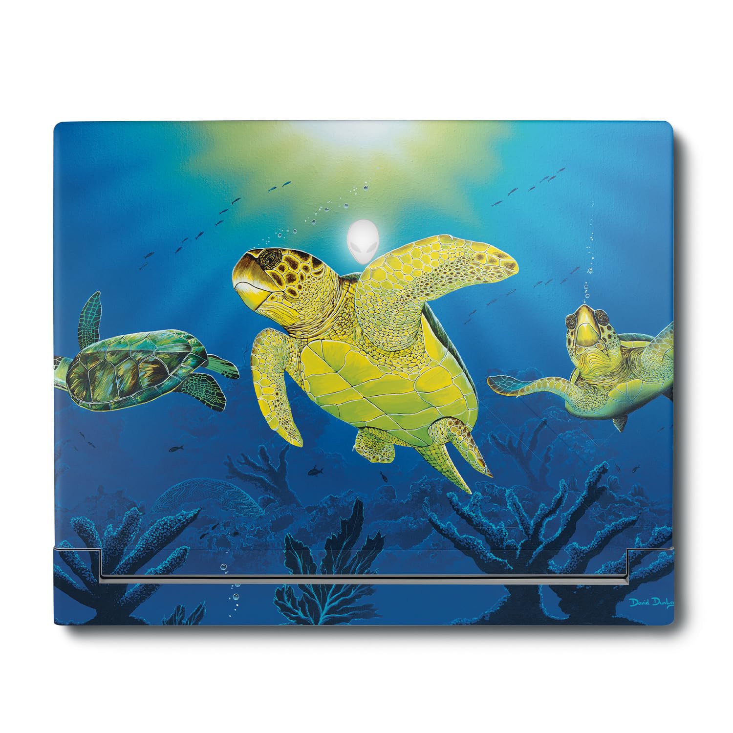 MightySkins Skin Compatible with Alienware X16 R1 (2023) Full Wrap Kit - Turtle Dreams | Protective, Durable, and Unique Vinyl Decal wrap Cover | Easy to Apply &amp; Change Styles | Made in The USA