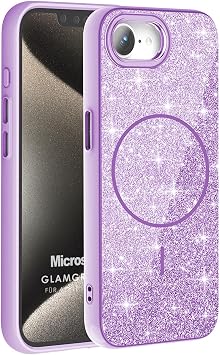 Microsonic Apple iPhone 16e K l f GlamGrip Luxe Lila [iPhone 16e ile Uyumlu K l f - Lila]