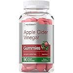 Horbach Vegan Apple Cider Vinegar Gummies | 90 Count | ACV Supplement | Apple Flavor | Non-GMO, Gluten Free Gummies for Adults