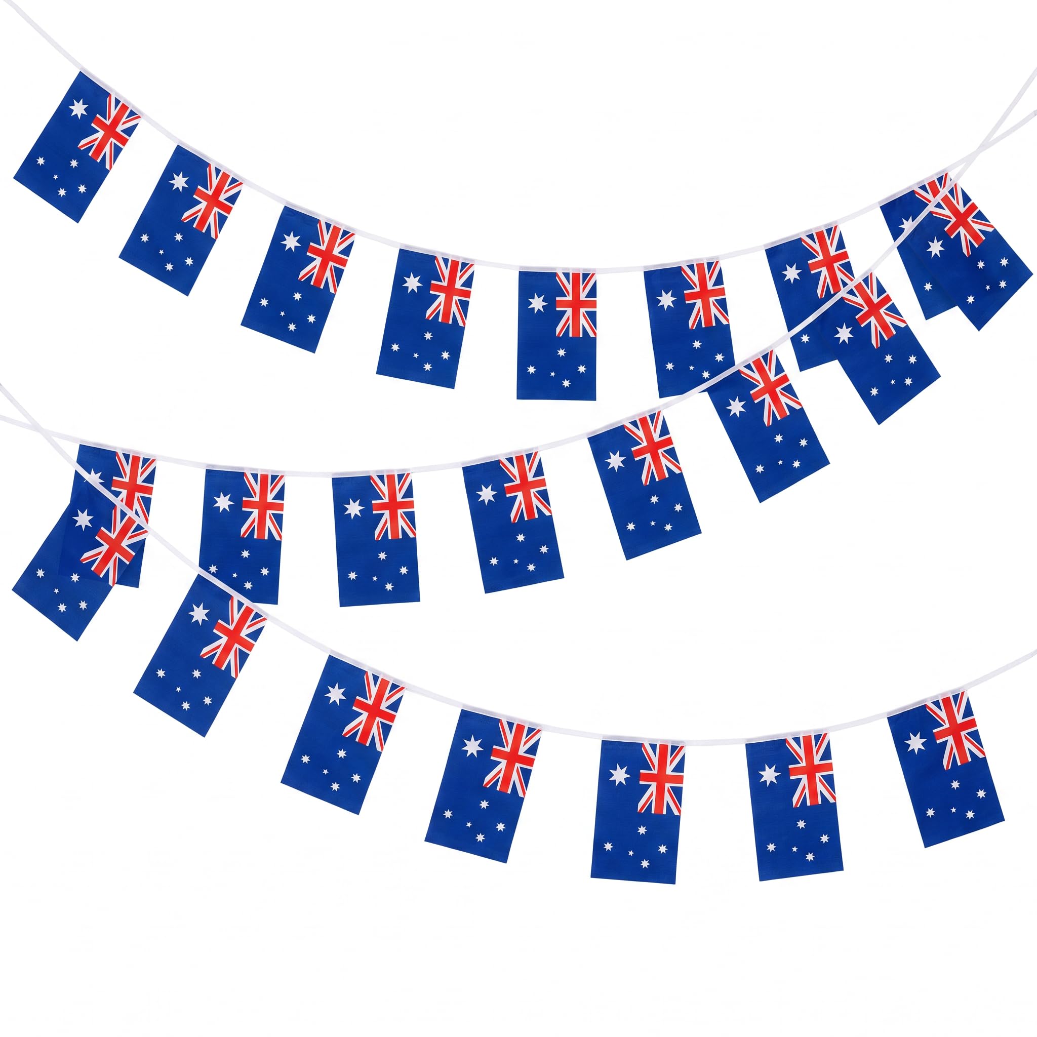 Australia Flag Bunting, 30 Flags 10m Party Decorations