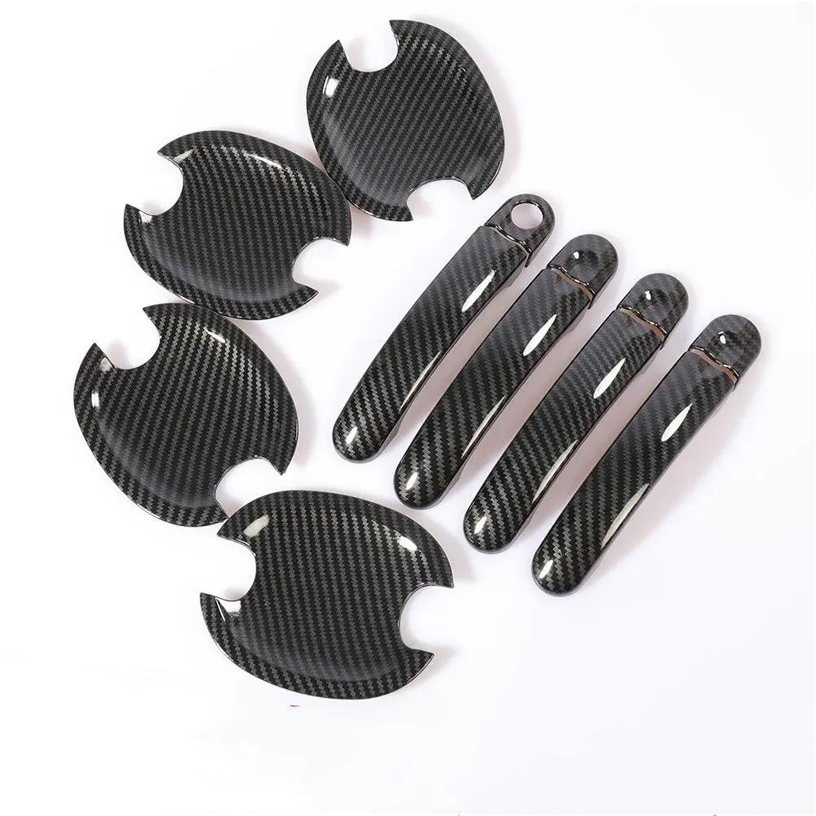 YSDSLS Sleek Door Handle for VW for Jetta MK5 / for Golf Plus for Golf GTI 2006-2010 Car Door Handle Cover Cup Bowl Trim Styling