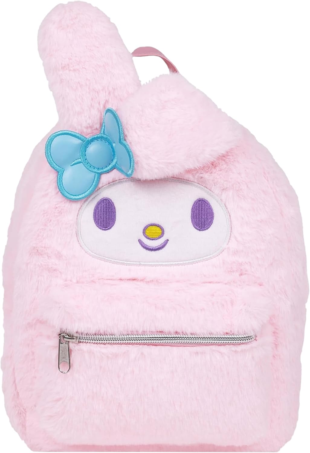 Concept One Sanrio Mini 3D Backpack, My Melody Small Travel Bag for Men and Women, Pink, 10 Inch
