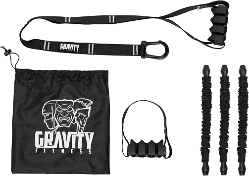 Gravity Fitness Pull Up Assist Resistance Bands Set for Home Gym Exercise