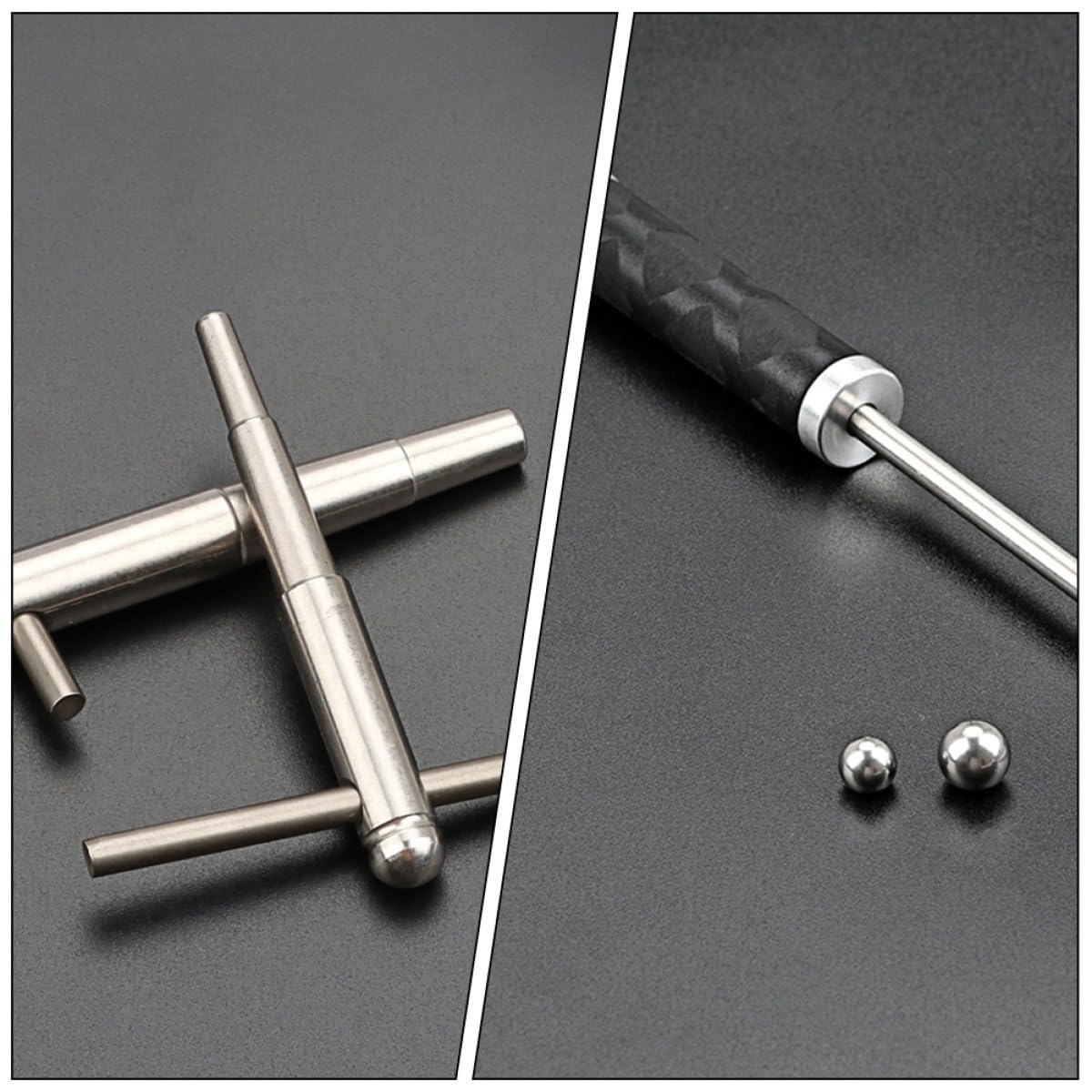 DECHOUS Set Utensili Professionali per Riparazione e Centratura Tromba, Strumenti per Riparazione Ammaccature, Design Compatto Portatile, Accessori per Strumenti a Fiato per Musicisti