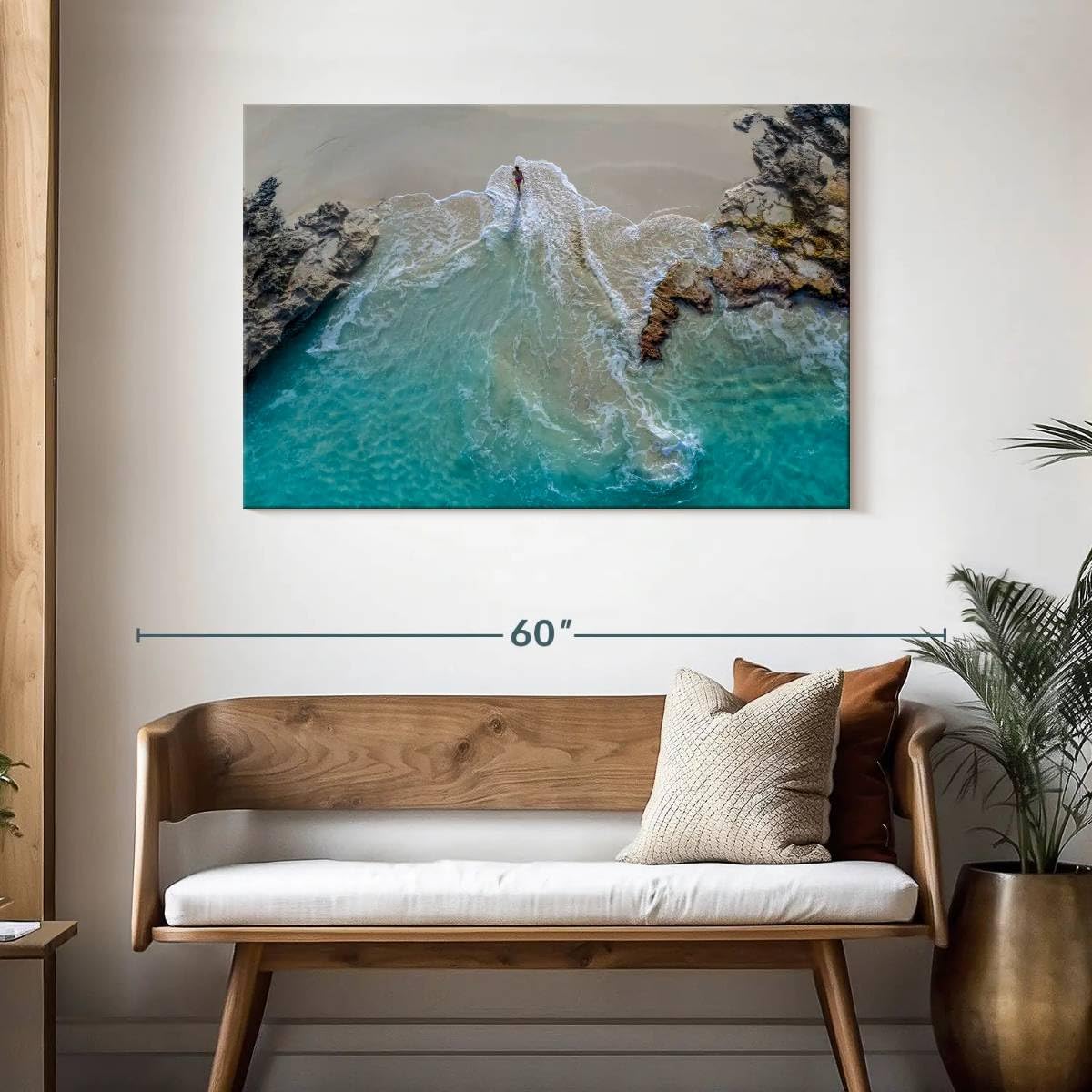 Amazon.com: ElephantStock - Blue Coast Exuma Island Wall Art