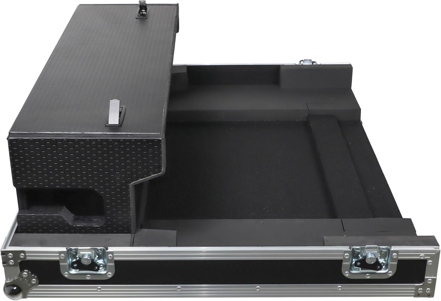 ProX XS-MIDM32DHW ATA Digital Audio Mixer Flight Case for Midas M32 Console with Doghouse compartment and Caster wheels