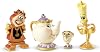 Enesco Disney Figure Set, Beauty and the Beast, Multicolor