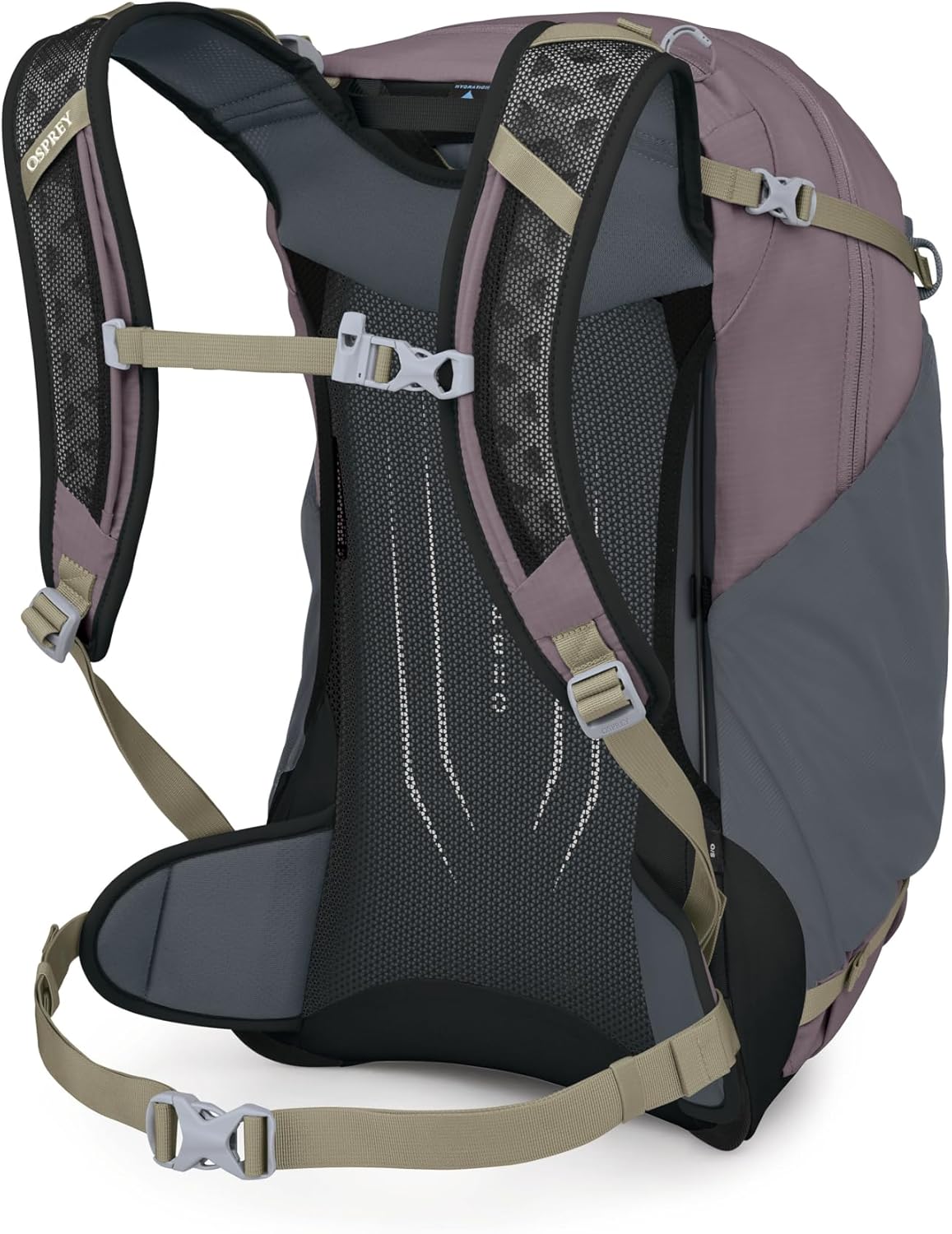 Osprey Hikelite 26L Durable Hiking Backpack - Travel Daypack with Rain Cover for Men and Women, Graphite Purple