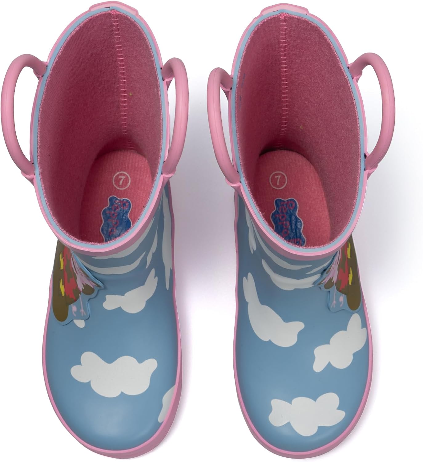 Ground Up Peppa Pig Toddler Girl Rainboots
