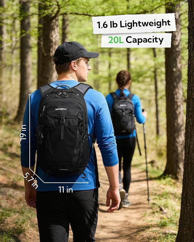 Mochila Senderismo WATERFLY 20L Ligera Resistente Agua miniatura 3