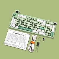 Vista 8 de EPOMAKER RT100 - Junta de 97 teclas BT5.02.4GUSB-C Teclado mecánico con pantalla de visualización personalizable, perilla, enchufe intercambiable