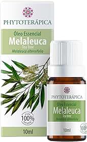 Óleo Essencial de Melaleuca (Tea Tree) Phytoterápica 10ml para Difusor, Massagem e Aromaterapia - 100% Puro e Natural