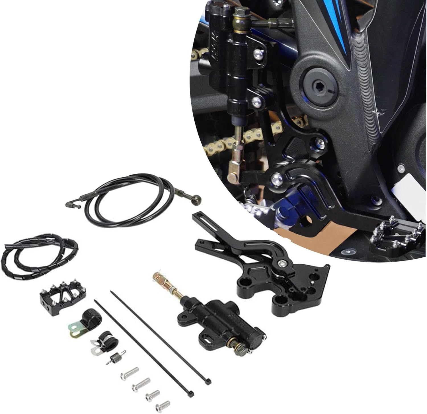 CHANGCHENG Motorcycle Foot Brake Pedal Lever Kit CNC for Talaria Sting MX3 MX4 MX5 Electric Dirt Bike