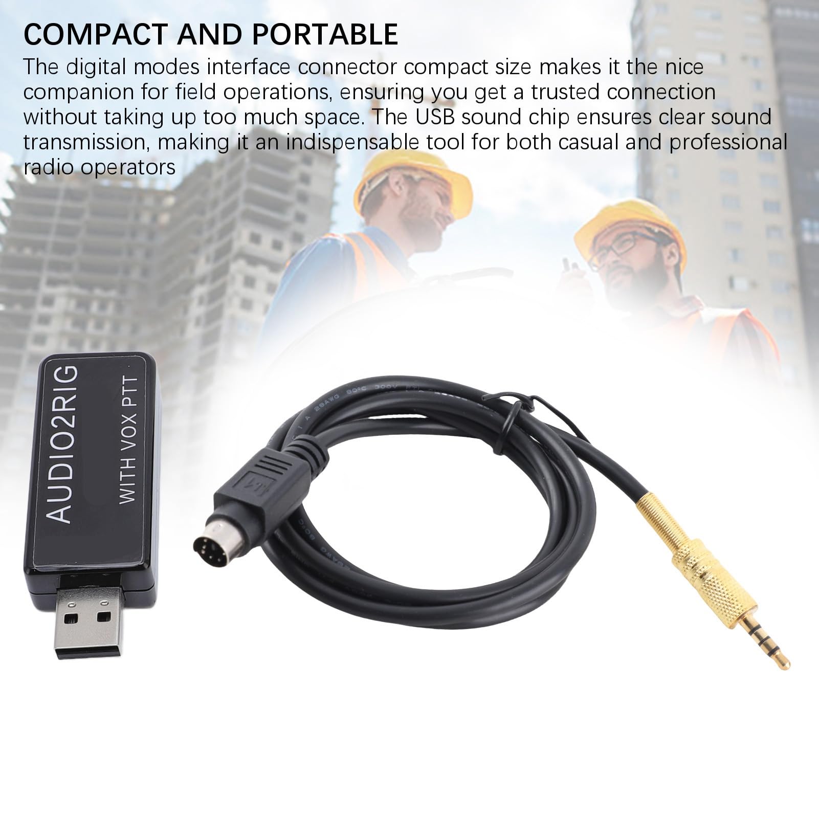 Connettore di Interfaccia Compatto per Radioamatori Digitali FT818 con Cavo USB per WSJT-X OS X