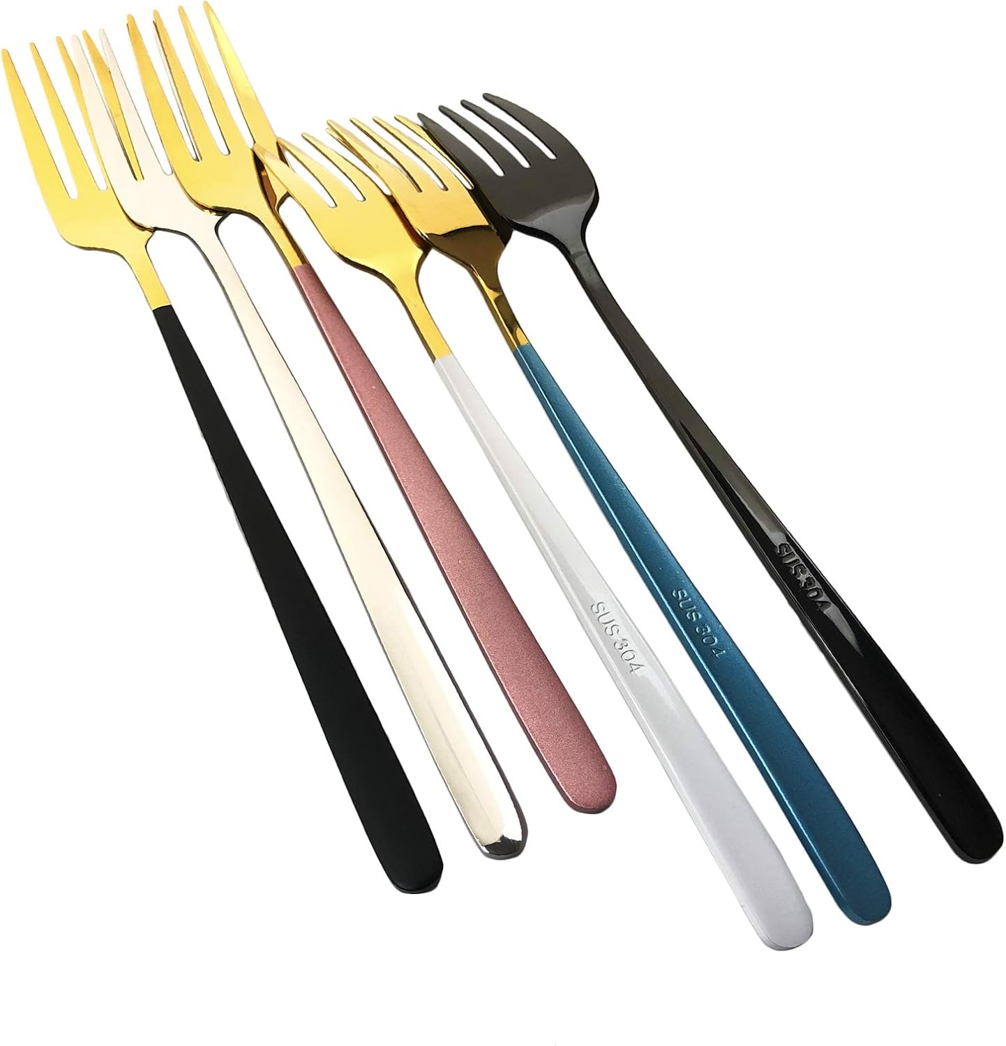 Luxury Silverware Set 20-Piece 18/10 Stainless Steel Flatware Set Mirror Polishing White Gold, Include Knife Spoon Fork Utensils Sets Smooth Edge, Serive For 4, Dishwasher Safe