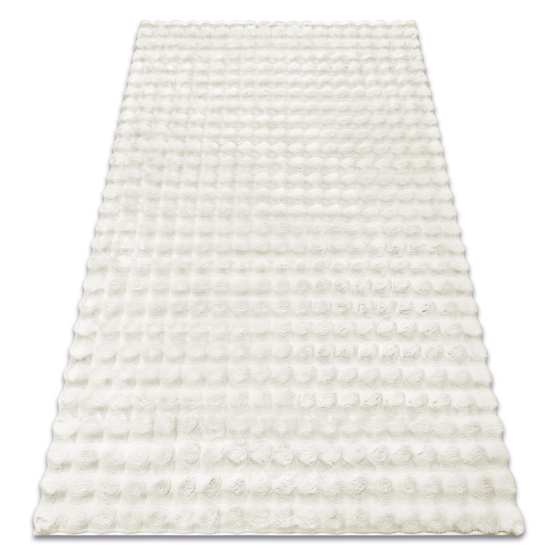 Tapis Bubble imitation fourrure de lapin blanc rugsx 120x170 cm