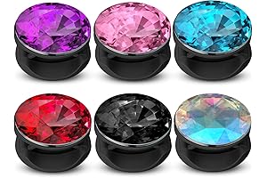 6 Pieces Collapsible Crystal Phone Grip & Stand