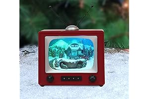 "Moments of Timeless Joy: Festive Christmas TV Decoration That Warms the Heart"