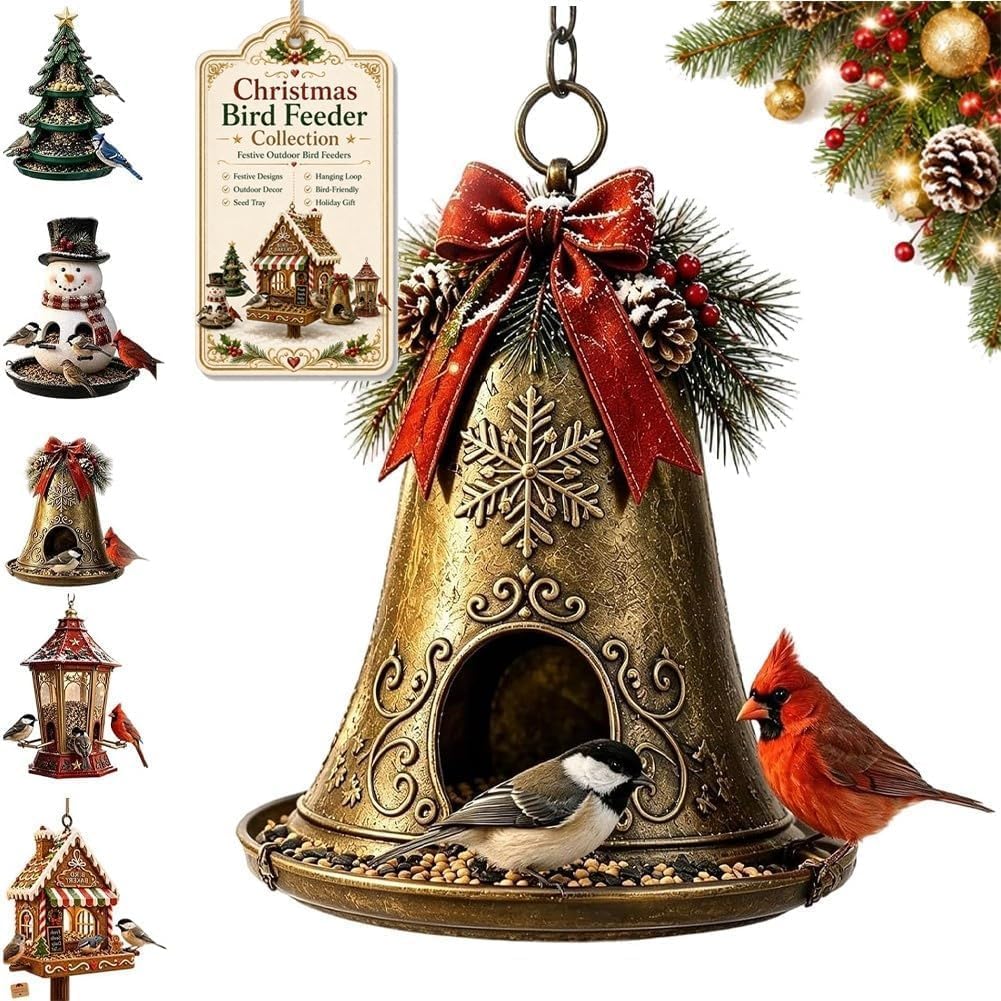 Lantern Style Christmas Bird Feeder Collection,Hanging Wild Bird Feeder