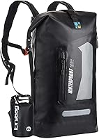 Vista 9 de IDRYBAG Mochila impermeable para hombres 5.28/7.93/10.57 galones, bolsa seca flotante para kayak, mochila seca para senderismo