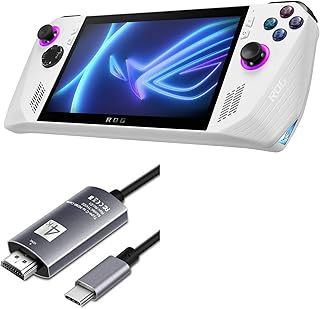 BoxWave Cable Compatible with ASUS ROG Ally Z1 - SmartDisplay Cable - USB Type-C to HDMI (6 ft), USB C/HDMI Cable for ASUS ROG Ally Z1 - Jet Black