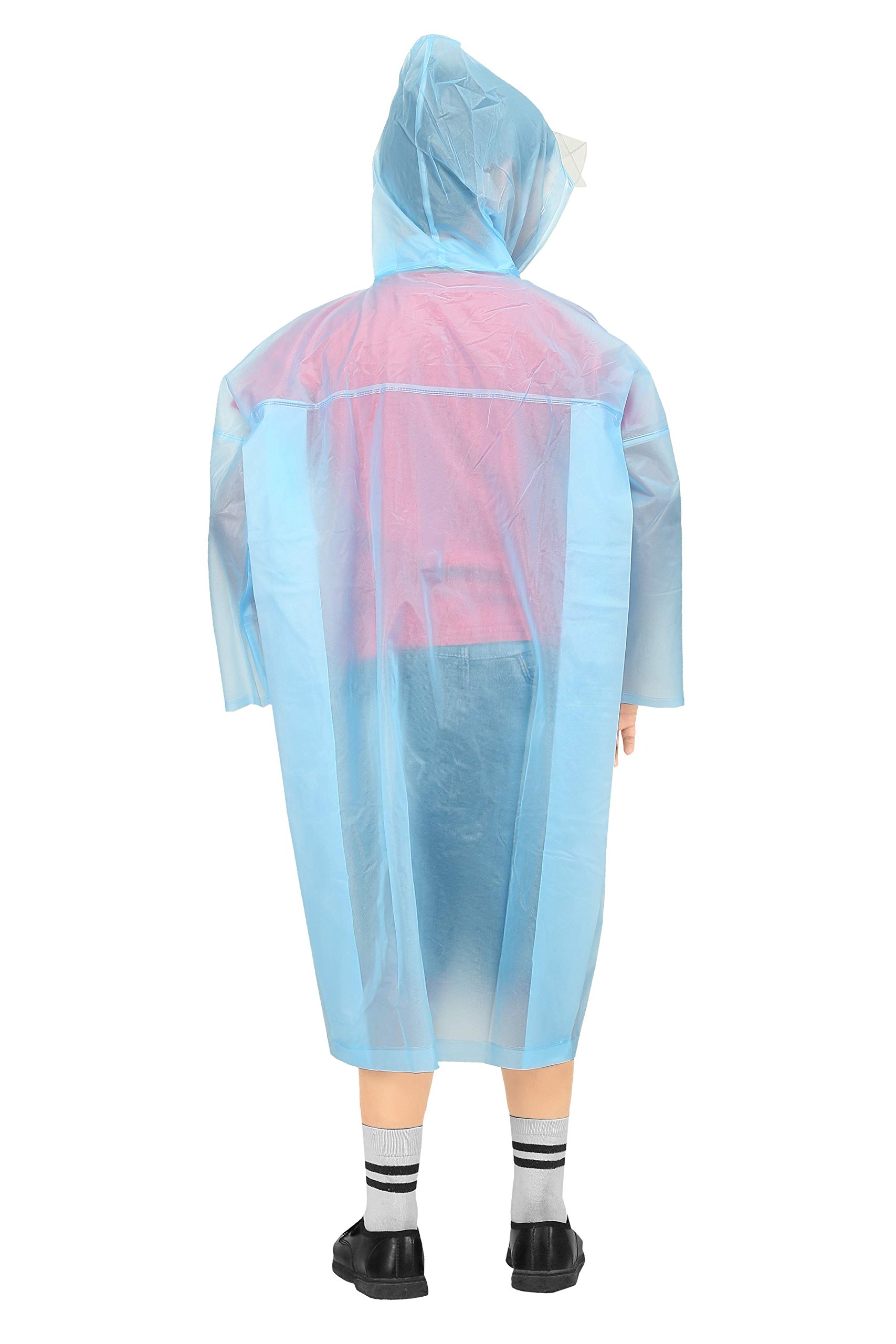 Goodluck Polyvinyl Chloride (Pvc) Boys Standard Length Raincoat Full Sleeve (Size 40, 10-11 Years) - Image 4 thumbnail
