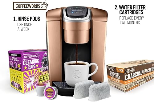 Miniatura 8 de CoffeeWorks Cartuchos de repuesto de filtro de agua de carbón para máquinas de café Keurig, filtros de repuesto de ajuste universal compatibles con