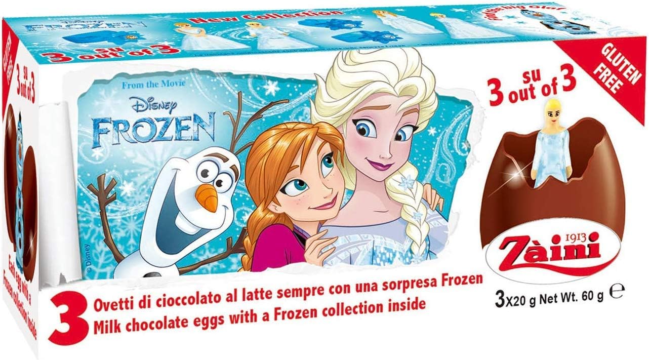 Amazon チョコエッグ アナと雪の女王 3個入 3箱 ザイーニ チョコレート 通販
