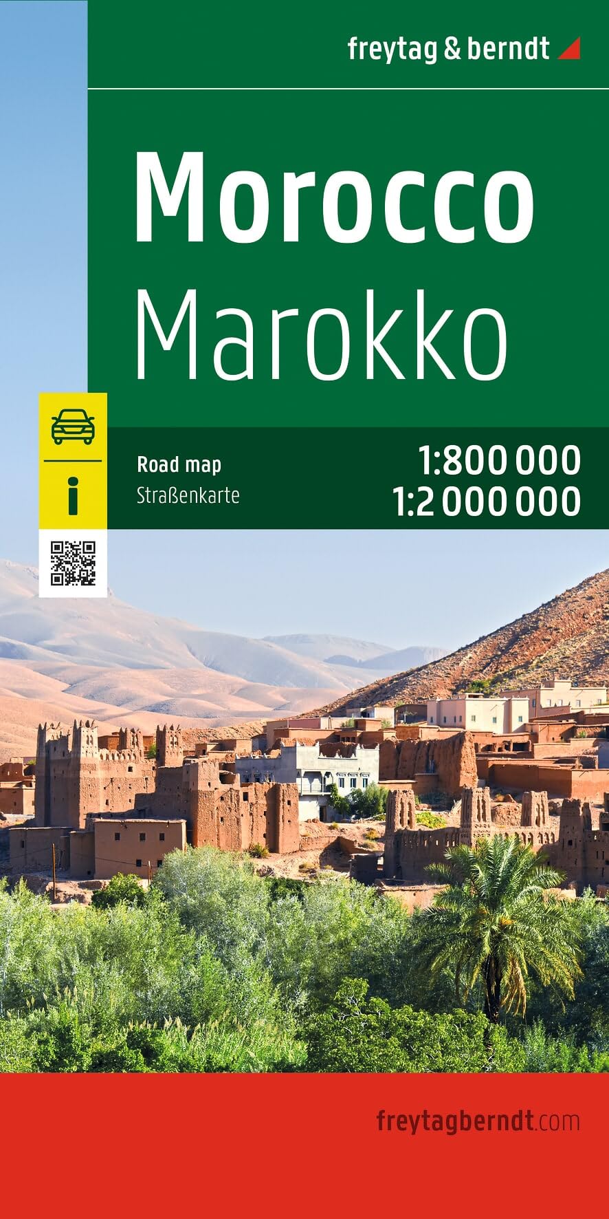 freytag & berndt Straßenkarte Marokko 1:800.000: AK 175